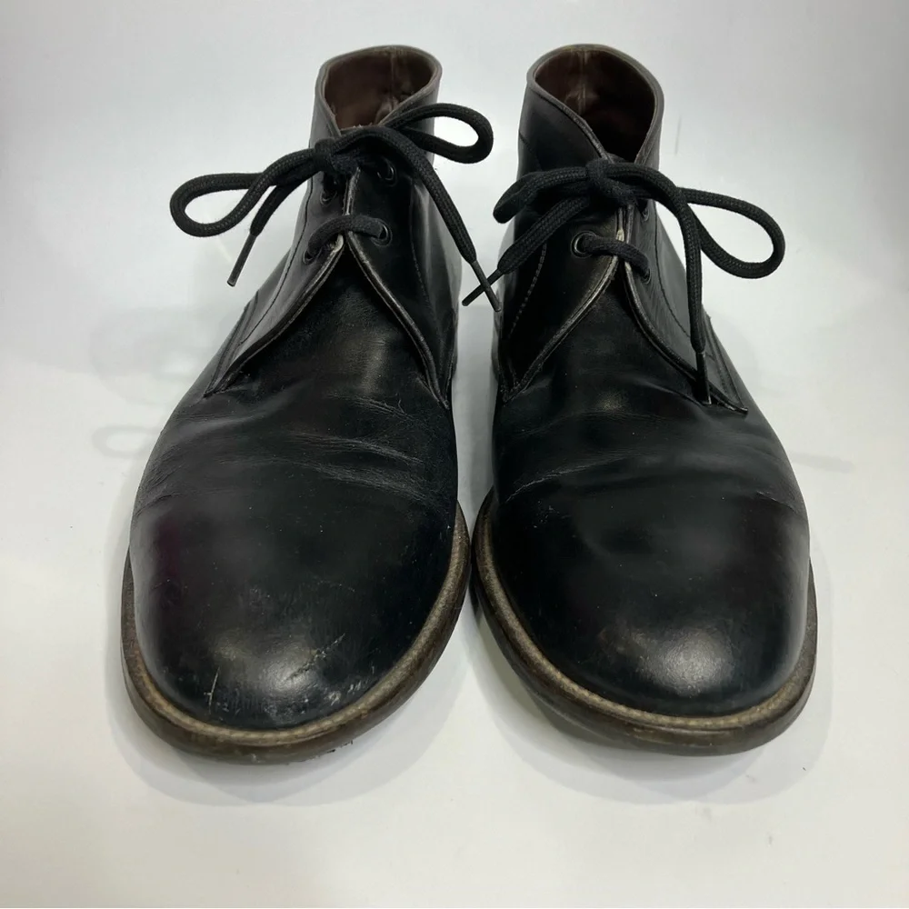 Magnanni black leather chukka boots dressy‎ professional men’s size 13
